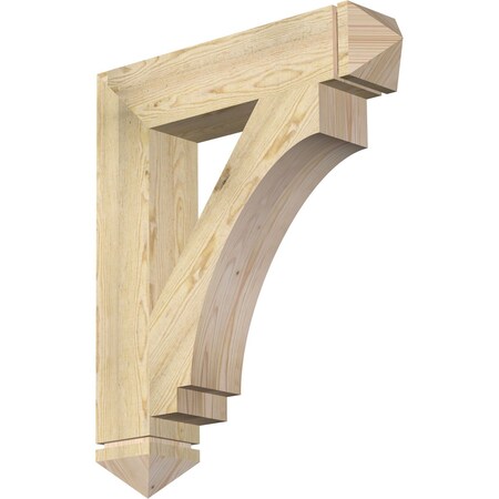 Imperial Arts & Crafts Rough Sawn Bracket, Douglas Fir, 6W X 30D X 36H